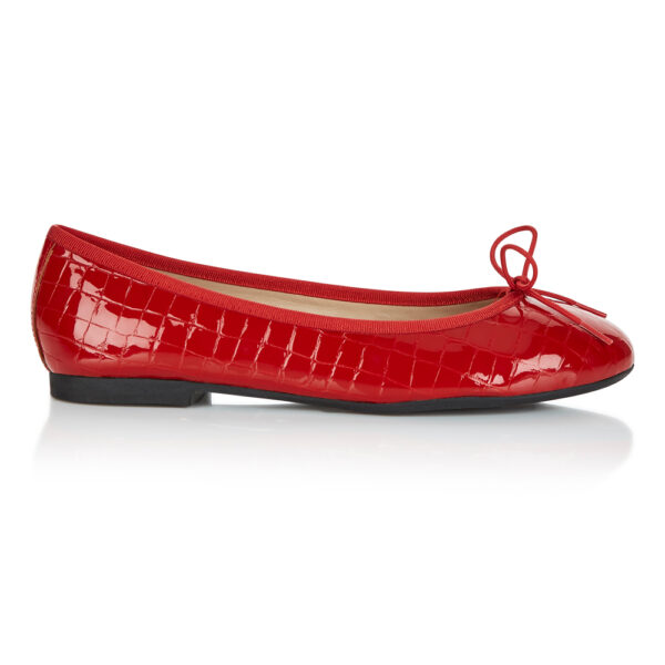 Image 1 for Amelie Red Patent Croc (AML786)