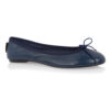 Image 1 for Classic Ballet Navy Leather (BAB02)