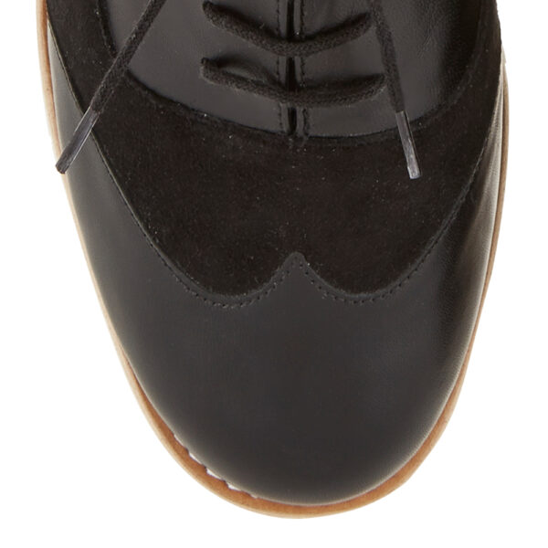 Image 2 for Brogues Black Suede And Leather (BG13)