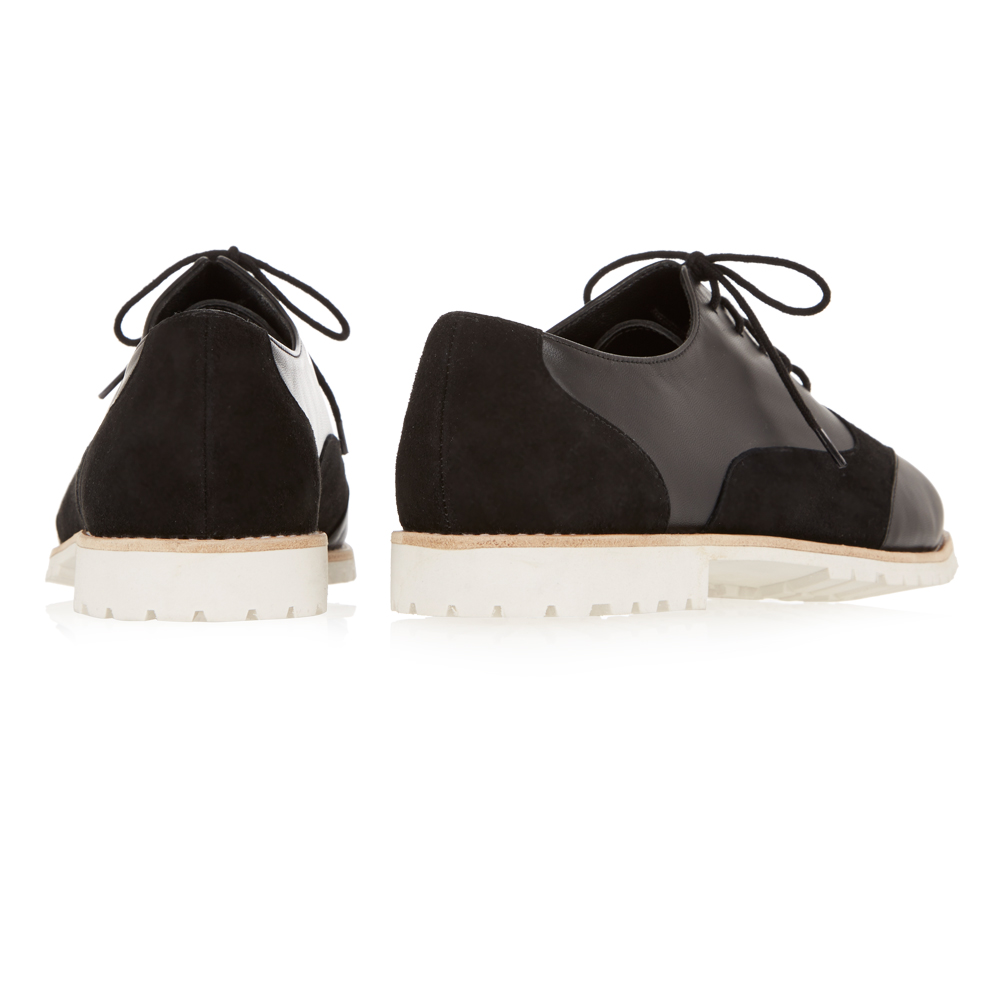 Brogues Black Suede And Leather BG13