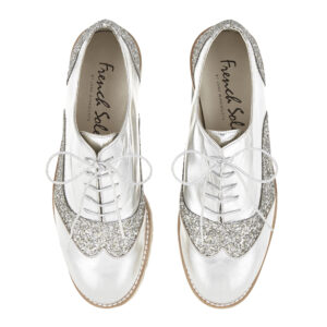 Image 3 for Brogues Silver Leather (BG24)