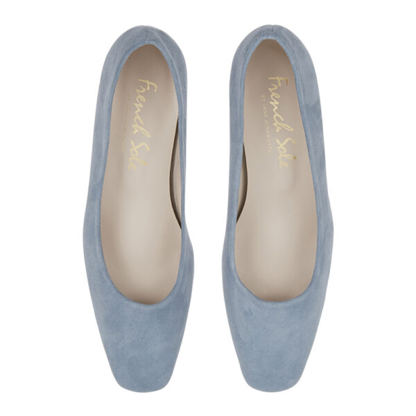 Image 3 for Carla Heel Pale Blue Suede (CAR01)