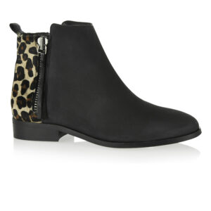 Image 1 for Charlotte Black Nubuck Jaguar Calf Hair (CHA04)