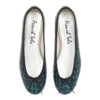 Image 3 for Henrietta Teal Patent Crocodile (HE1111)