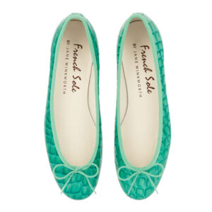 Image 3 for Henrietta Turquoise Patent Crocodile (HE571)