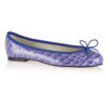 Image 1 for Henrietta Blue Patent Crocodile Effect (HE721)