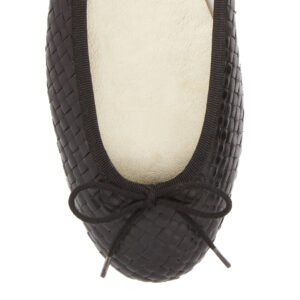 Image 2 for Henrietta Black Woven Leather (HE81)