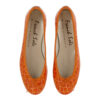 Image 3 for Henrietta Orange Patent Crocodile (HE884)