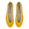 Image 3 for Henrietta Yellow Patent Crocodile (HE885)