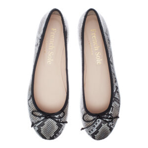 Image 2 for Lola Stone Grey Leather Snake (LOL07)