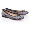 Image 4 for Lola Stone Grey Leather Snake (LOL07)