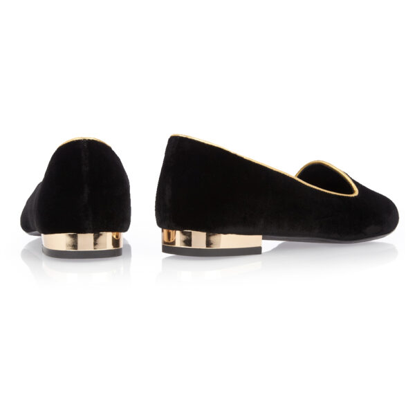 Image 4 for Opera Slipper Black Velvet (OPR06)