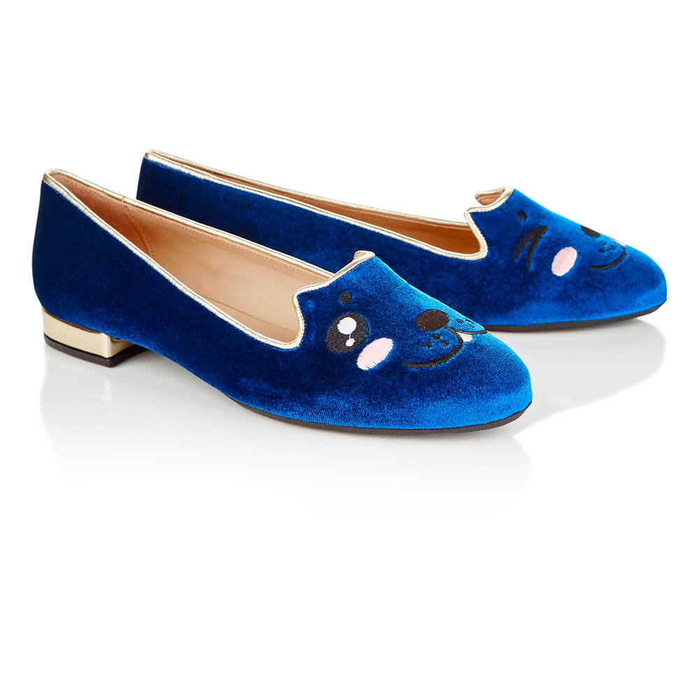 Buy VELOUR INDIA Casual Shoes for Men Blue Velvet Loafers for Men  Boys  Size UK7 at Amazonin