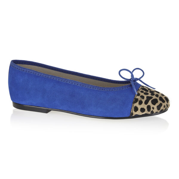 Image 1 for Simple Cobalt Suede   Calf Hair (SM583)