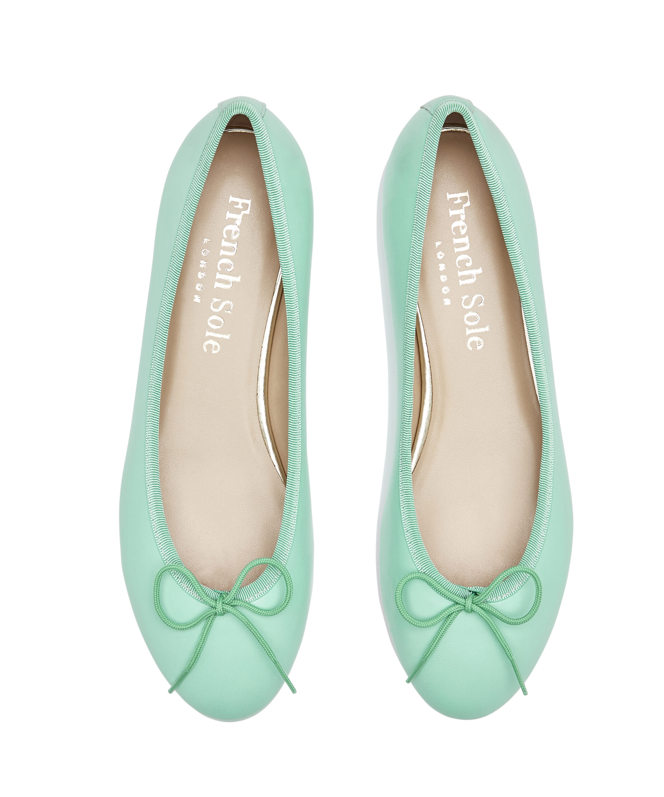 mint green flats