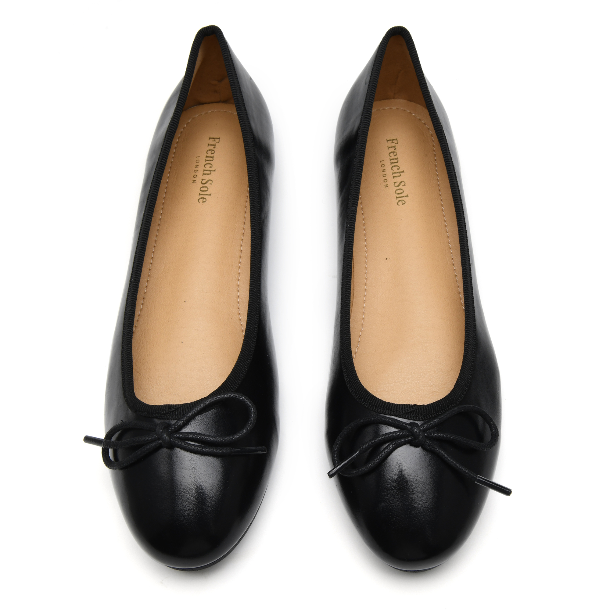 Amelie Black Leather (AML01) - French Sole