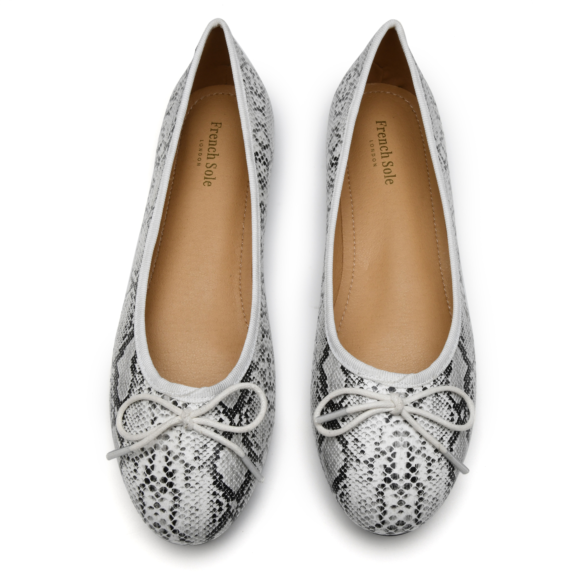 Amelie White Python (AML1122) – French Sole