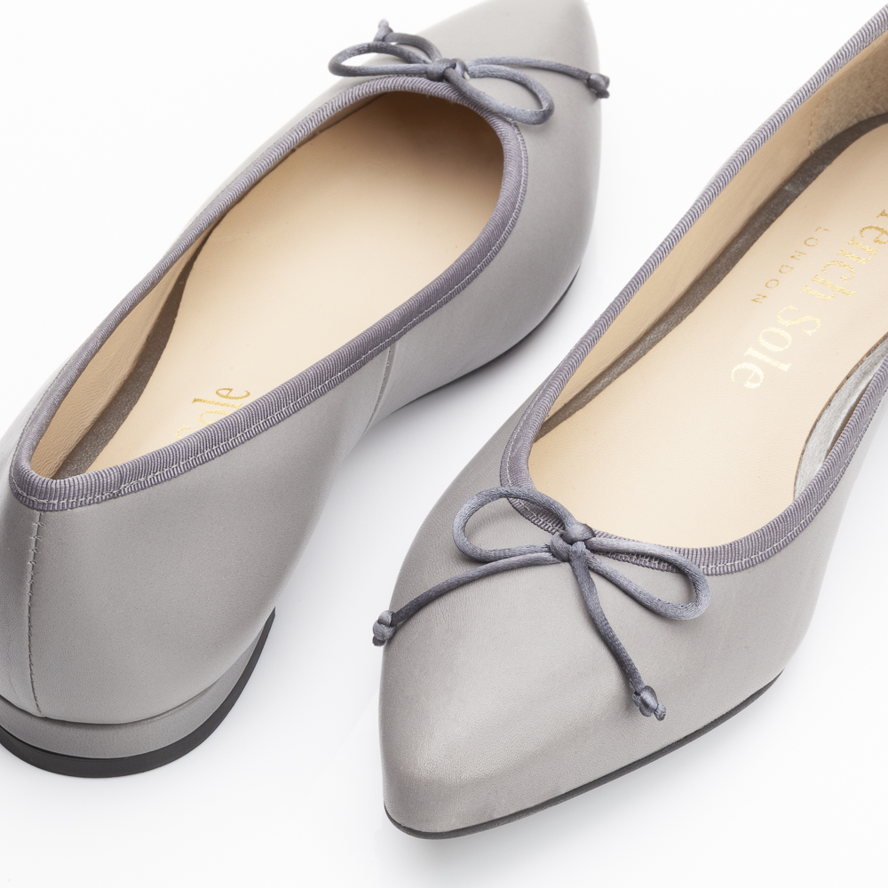 Penelope Grey Leather (EN300) - French Sole