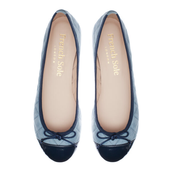 French sole quilted ballet flats on sale